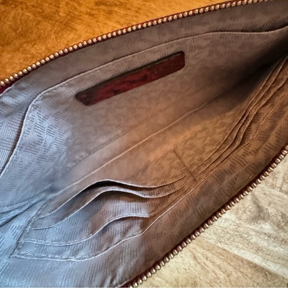 Michael Kors Red Python Embossed Wristlet - image 6